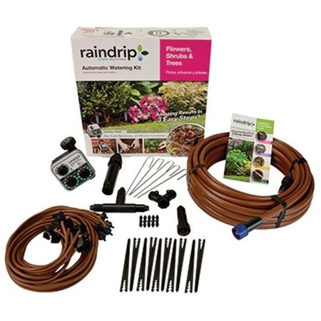 Raindrip Raindrip SDFSTH1P Flower Shrub & Tree Kit With Timer 183310